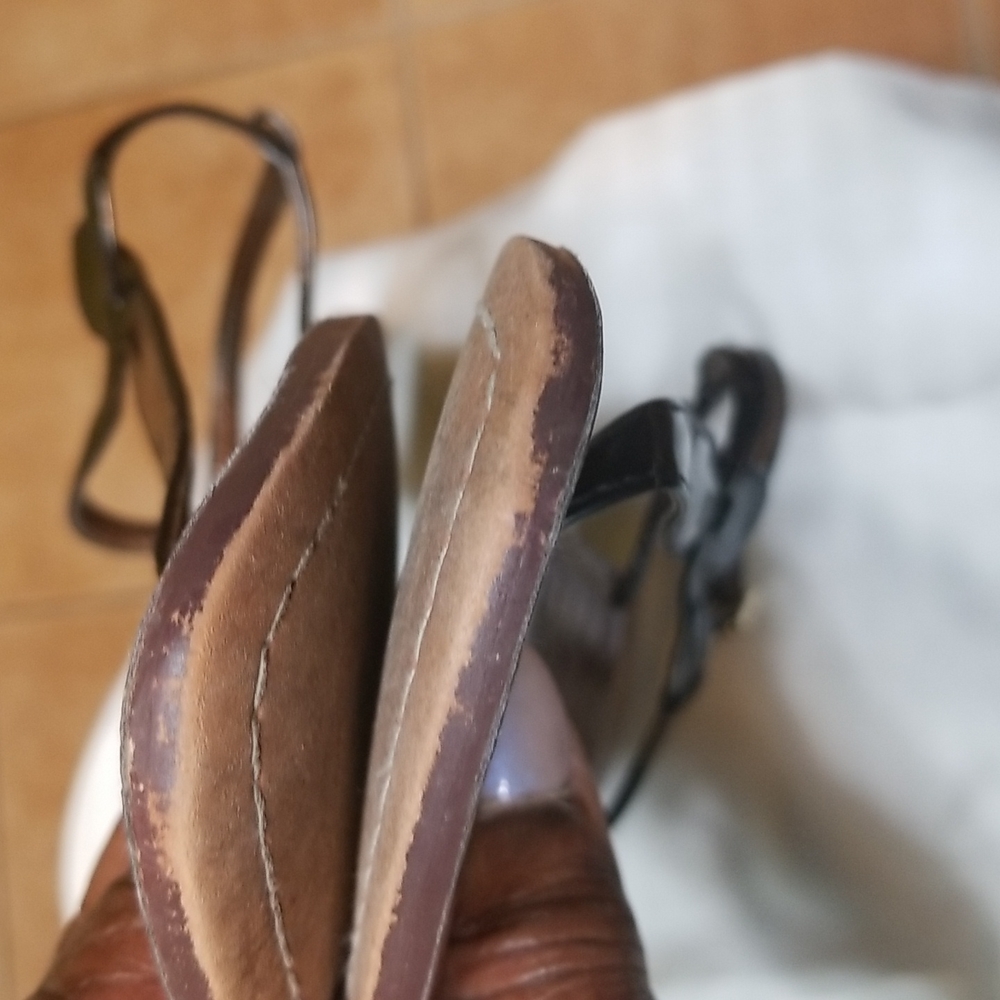 Sam Edelman black sandals Sz 8 - Picture 3 of 5